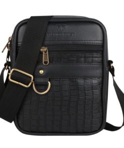 Cross body Sling bag Faux leather SIDER Bags BLK